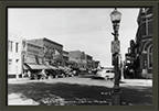 Worthington Minnesota 1940s Street Scene Classic Metal Framed Poster