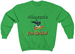 Minnesota You Betcha Loon Unisex Heavy Blend Crewneck Sweatshirt