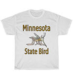 Minnesota State Bird Unisex Heavy Cotton Tee