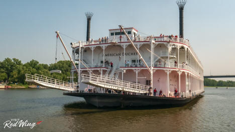 American Duchess riverboat at Red Wing, Minnesota, 2021