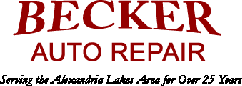 Becker Auto Repair, Alexandria, Minnesota
