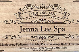 Jenna Lee Spa, Alexandria, Minnesota