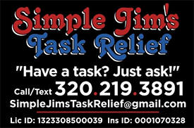 Simple Jim's Task Relief, Alexandria, Minnesota