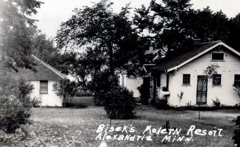 Bisek's Modern Resort, Alexandria, Minnesota, 1950