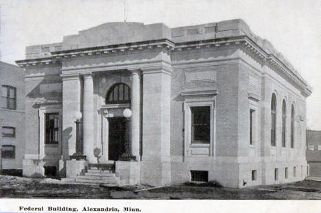 Federal Building, Alexandria, Minnesota, 1910s