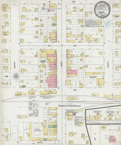 Sanborn Fire Insurance Map of Amboy, Blue Earth County, Minnesota, 1899