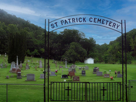 St. Patrick Cemetery, Brownsville, Minnesota, 2020