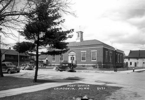 Post Office, Caledonia Minnesota, 1952