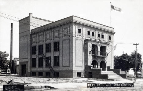 City Hall Caledonia Minnesota, 1912