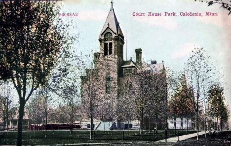 Court House Park, Caledonia Minnesota, 1910s