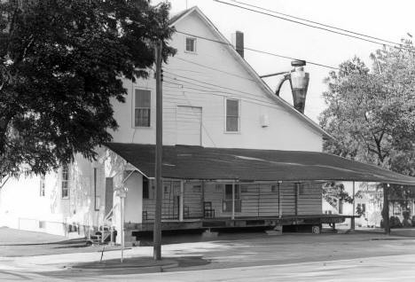 Old flour mill, East South and South East Street, Caledonia Minnesota, 1973