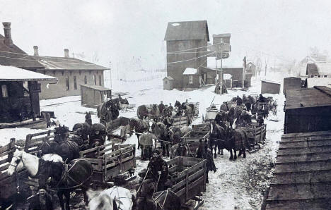 Market, Caledonia Minnesota, 1910s