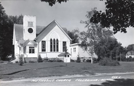 Methodist Church, Caledonia Minnesota, 1950s