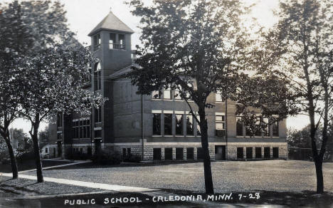 High School, Caledonia Minnesota, 1928