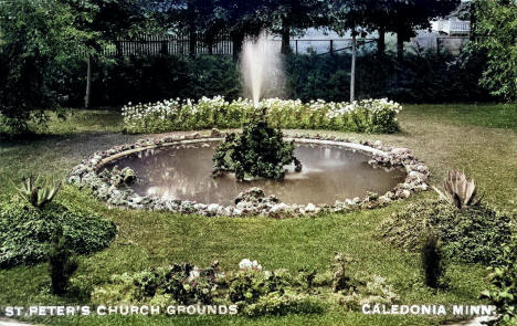 St. Peter's Church Grounds, Caledonia Minnesota, 1909