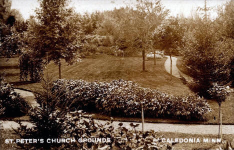 St. John's Church Grounds, Caledonia Minnesota, 1910s