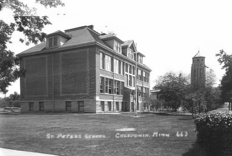 Saint Peter's School, Caledonia Minnesota, 1950
