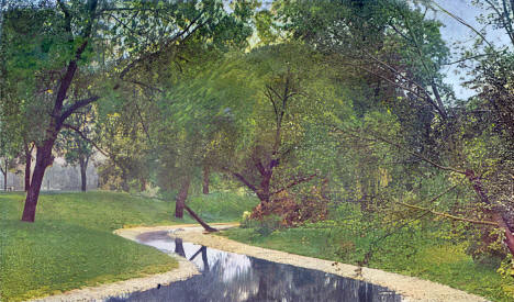 Stream near Caledonia Minnesota, 1922