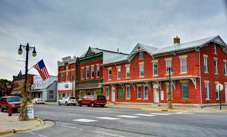 Caledonia Commercial Historic District, Caledonia, Minnesota, 2014