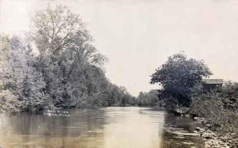 Root River at Hokah Minnesota, 1914
