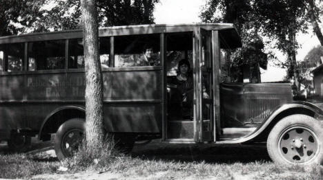School bus, Hokah, Minnesota, 1930s
