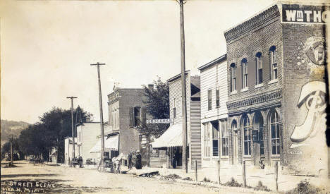  Main Street looking north, Hokah Minnesota, 1911