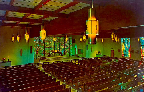 Church of the Crucifixion Interior, La Crescent Minnesota, 1963