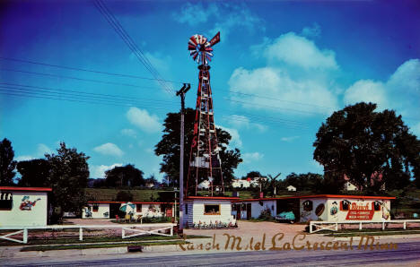 Ranch Motel, La Crescent Minnesota, 1960s