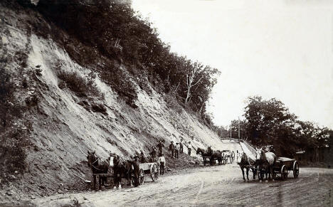 View of West Fourth Street, Red Wing Minnesota, 1895