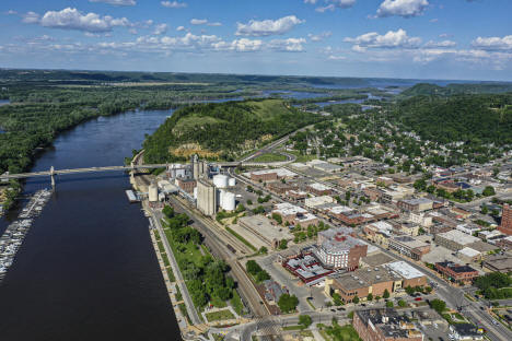 Aerial view, Red Wing, Minnesota, 2022