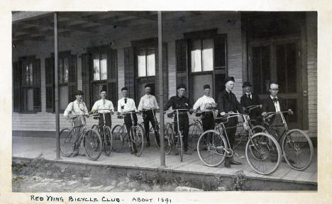 Red Wing Bicycle Club, Red Wing Minnesota, 1891