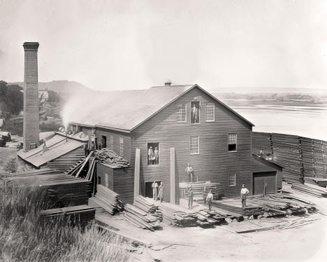 Charles A. Betcher Saw Mill, Red Wing Minnesota, 1890s