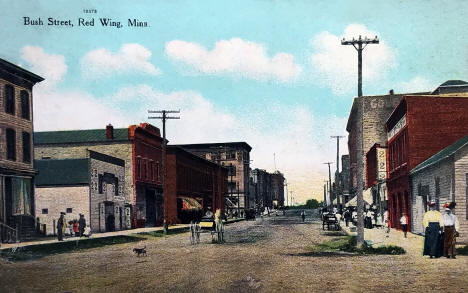 Bush Street, Red Wing Minnesota, 1911