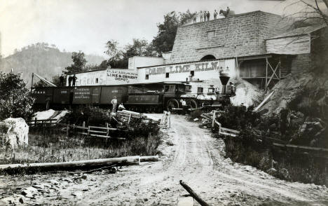 G. A. Carlson limestone kiln, Red Wing Minnesota, 1882