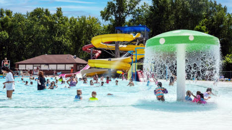 Red Wing Water Park at Colvill Aquatic Center, Red Wing, Minnesota, 2024