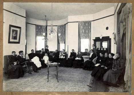 Ladies Aid Society meeting, Red Wing, Minnesota, 1870s