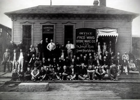 Red Wing Stoneware Company offices, Red Wing Minnesota, 1890s