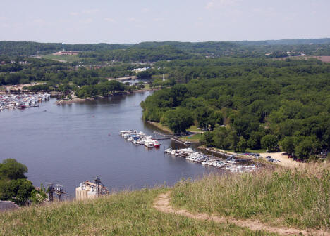 Harbor from Barn Bluff, Red Wing, Minnesota, 2016