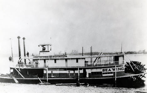 Sea Wing riverboat, Red Wing Minnesota, 1887