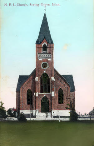 Norwegian Evangelical Lutheran Church, Spring Grove Minnesota, 1915